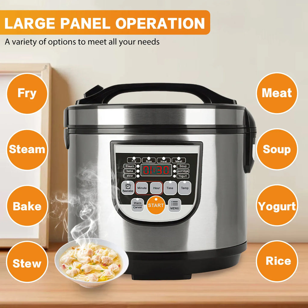 OWJHE 5LElectric Pressure Cooker Stainless steel Smart Multicooker for Kitchen Slow Cooker Rice Cooker Steam Pot Food Warmer220V
