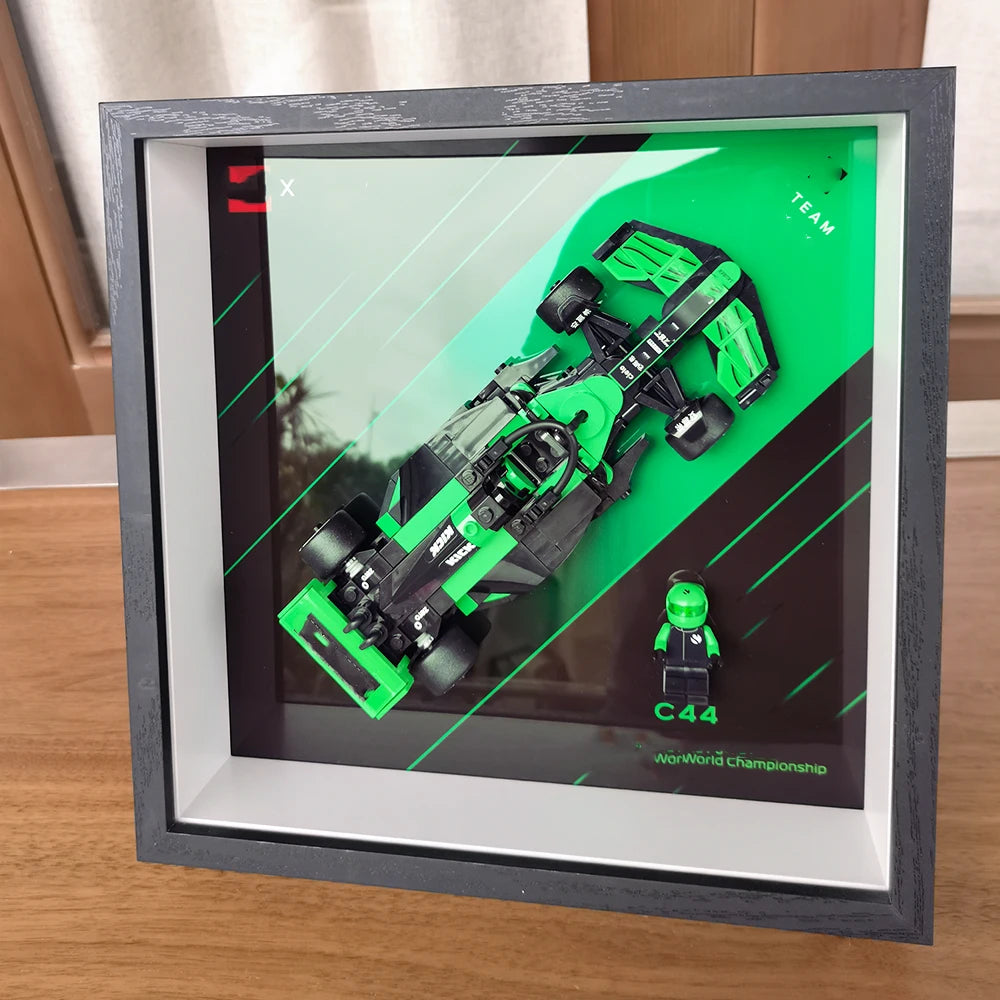 Display Photo Frame for LEGO Speed Champions F1 Race Car Toy,Home or Office Decorative Wall Panels,Adult Collectibles Wall Mount