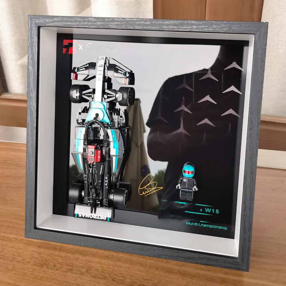 Display Photo Frame for LEGO Speed Champions F1 Race Car Toy,Home or Office Decorative Wall Panels,Adult Collectibles Wall Mount