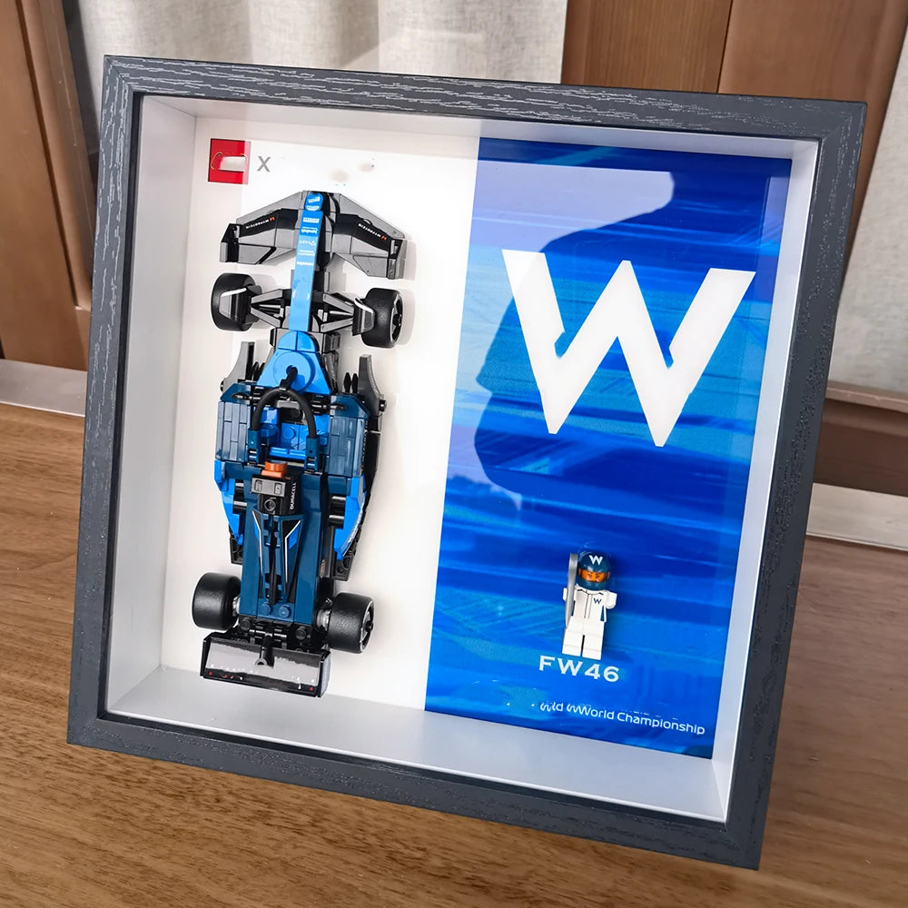 Display Photo Frame for LEGO Speed Champions F1 Race Car Toy,Home or Office Decorative Wall Panels,Adult Collectibles Wall Mount