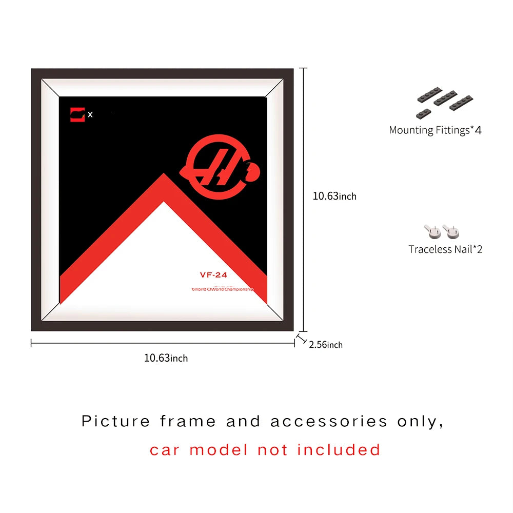 Display Photo Frame for LEGO Speed Champions F1 Race Car Toy,Home or Office Decorative Wall Panels,Adult Collectibles Wall Mount