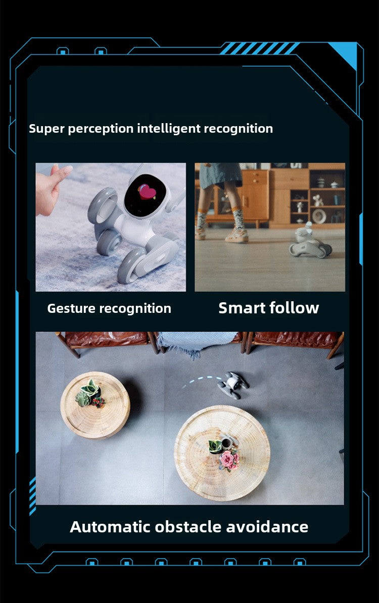 Loona Smart Pet Robot | AI Interactive,Gesture Control,Voice Commands,Home Monitoring,Multilingual Support,Children's Companion