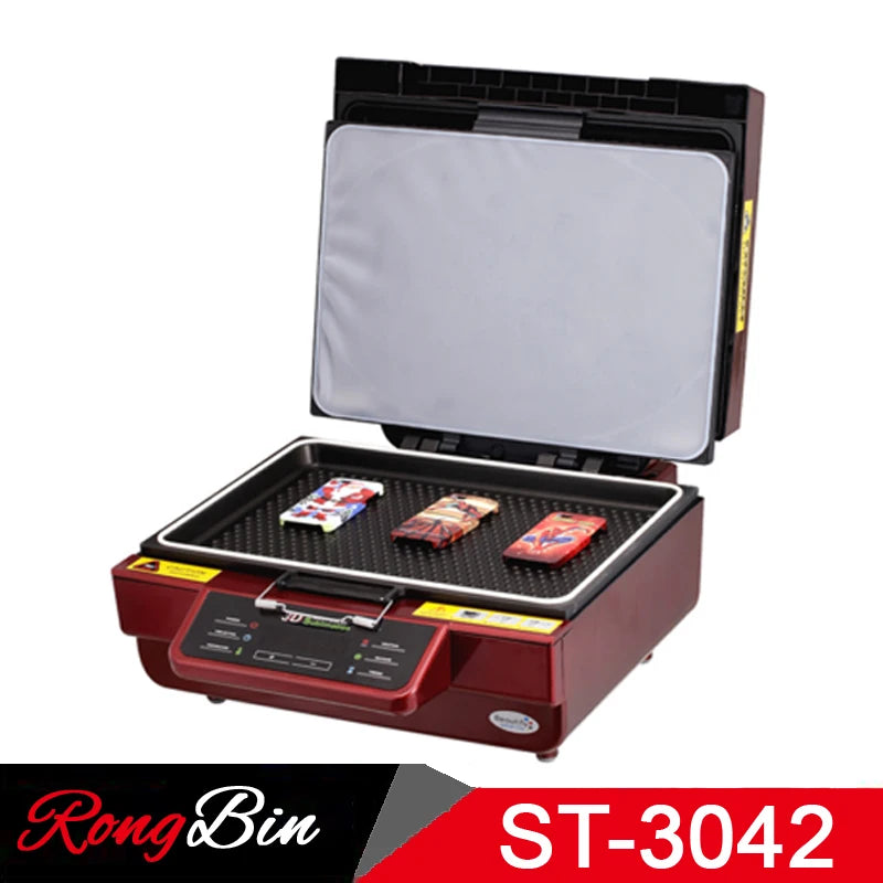 ST-3042 3D Vacuum Press Machine Heat Press Printer 3D Sublimation Heat Press Machine for Cases Mugs Plates Glasses