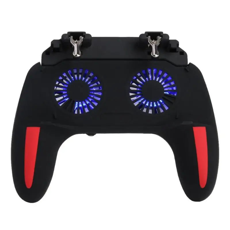 H10 Gaming Accessories Handheld Grip Game Controller Joystick Gamepad for Pubg Trigger Dual Cooling Fan Game Cooler For Phones