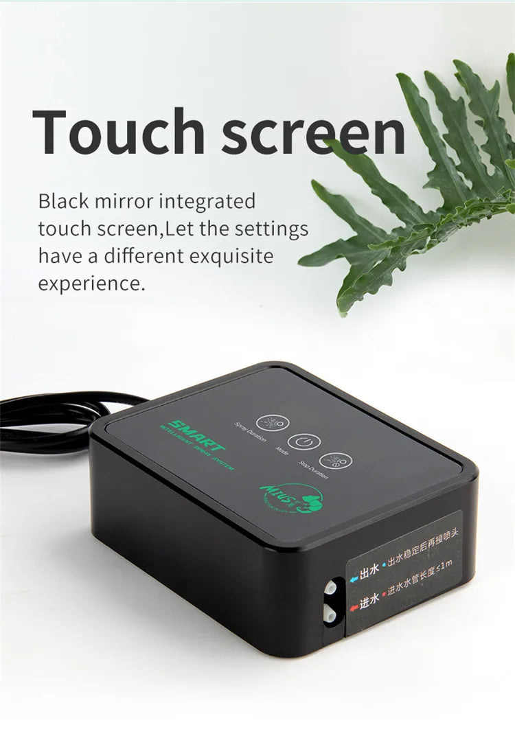 Terrarium Fogger Misting System Rainforest Sprayer Indoor Plant Watering System Automatic Misting for Reptiles Chameleons Herbs