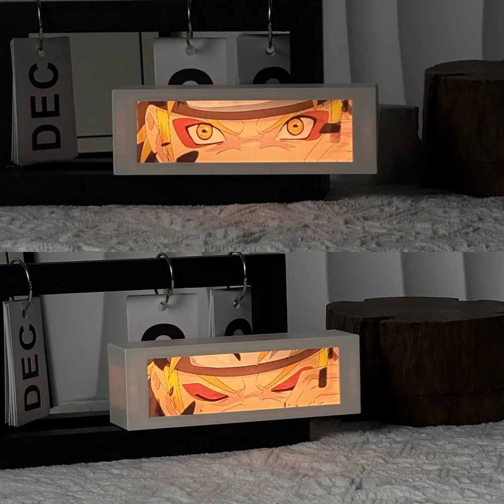 LED Anime Motion Light Box for Bedroom Decoration  Box Birthday Gifts Bedside Night Lamp Table Lamps Room Halloween