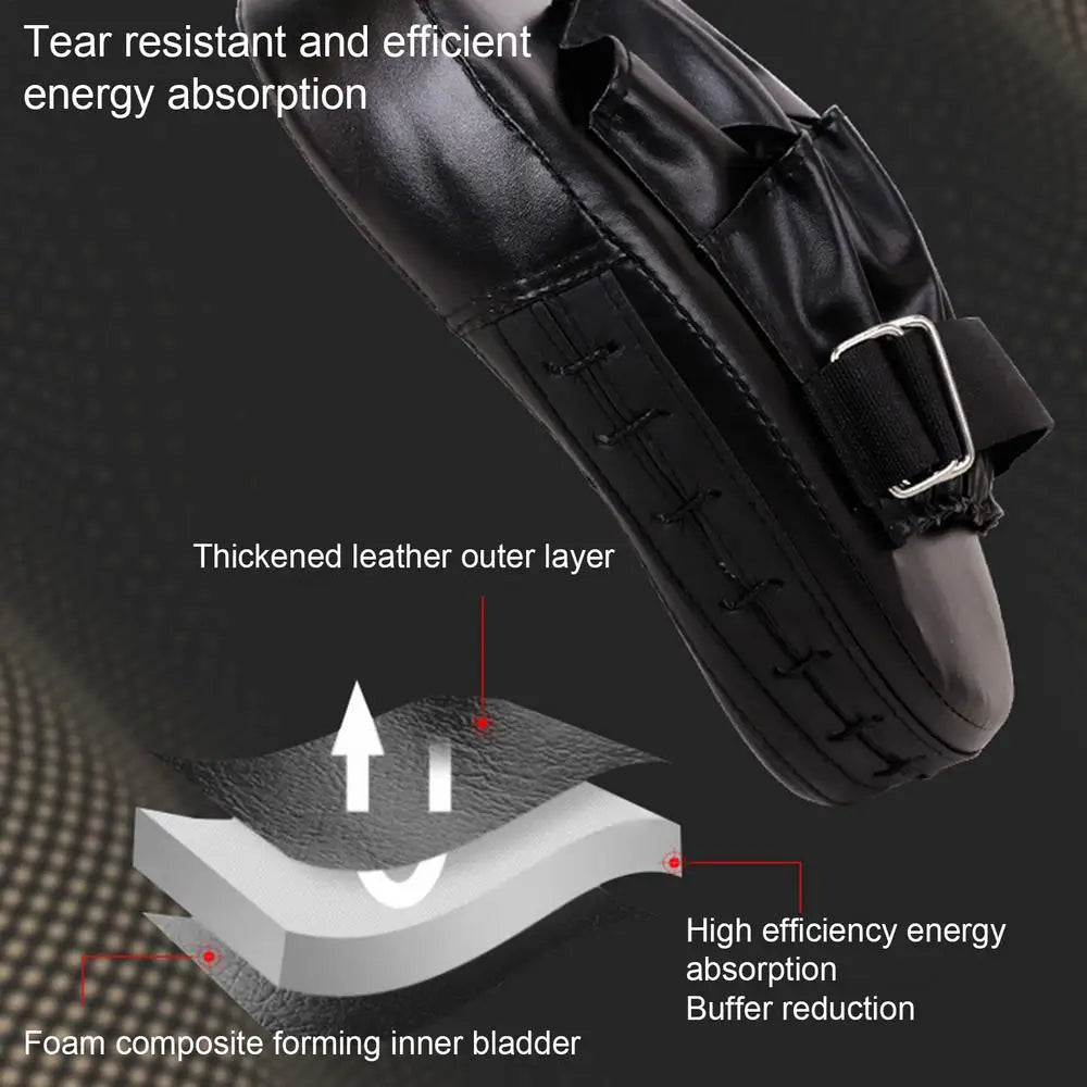 Boxing Hand Target Thickened Curved Boxing Pads Boxing Target Pads Fight Punching Bag PU Leather Punching Mitts for  Boxing