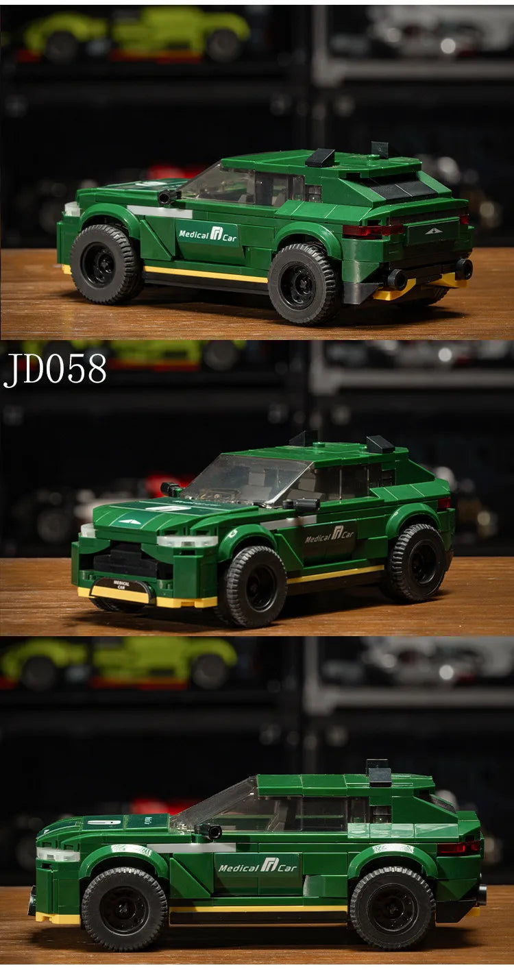 11 Types Speed Champions Car Hypercar Building Blocks MOC Construction Bricks Famous Sport Vehicle Toys Gift For Children Kids