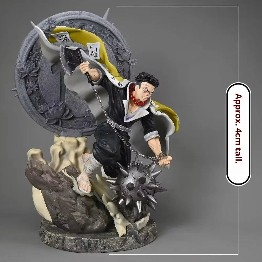 Demon Slayer Himejima Gyomei Anime Figure Pvc Model Gk Large Statue Boys Collection Desktop Decoration Ornament Festival Gift