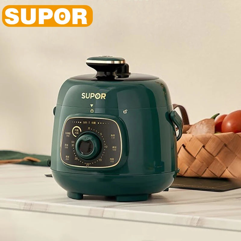 SUPOR Electric Pressure Cooker 1.8L Rice Cooker 70KPA Multifunctional 220V Household Kitchen Appliance For Dormitory Office