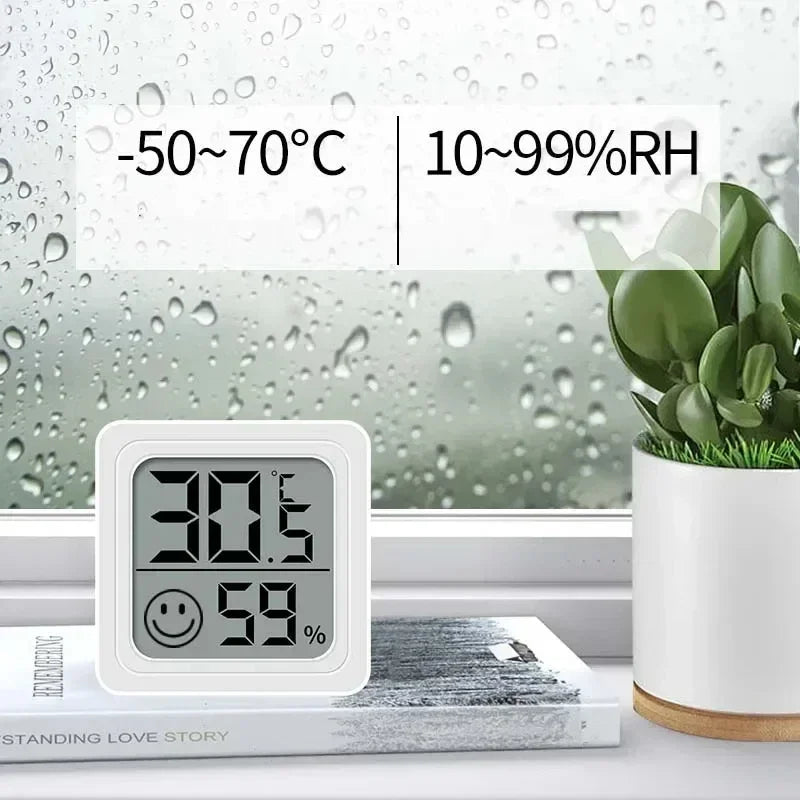 Xiaomi 1/4pcs Mini LCD Digital Thermometer Hygrometer Indoor Room Temperature Humidity Meter Sensor Gauge Weather Station Set