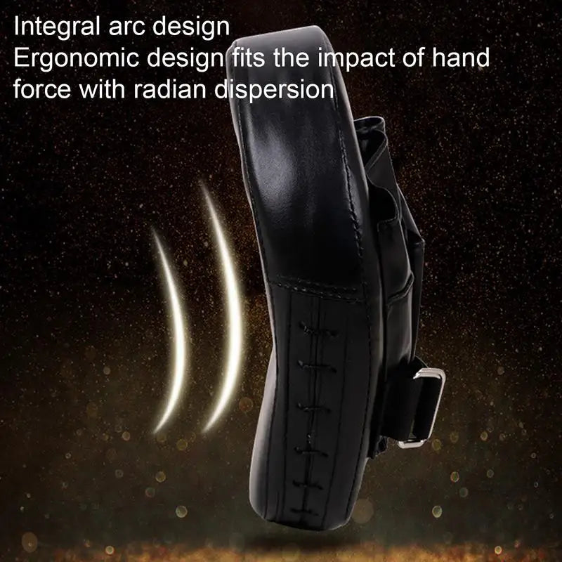 Boxing Hand Target Thickened Curved Boxing Pads Boxing Target Pads Fight Punching Bag PU Leather Punching Mitts for  Boxing