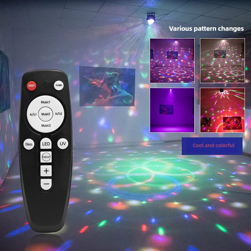 Dj Disco Ball Lights Party Lights Voice Controlled Strobe Stage Colorful Lights Birthday Christmas Performance Party Decoration