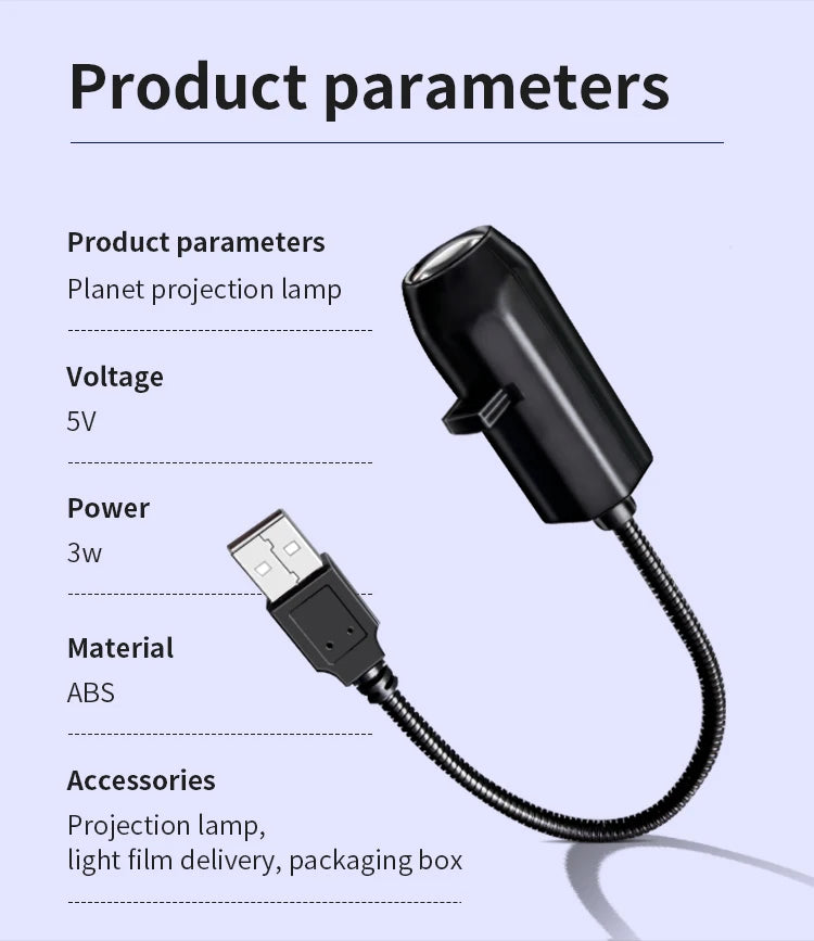 USB Projector Light Halloween Ghost Skull Night Light Switchable Pattern LED Projector Lamp for Room Ceiling Window Wall Decor
