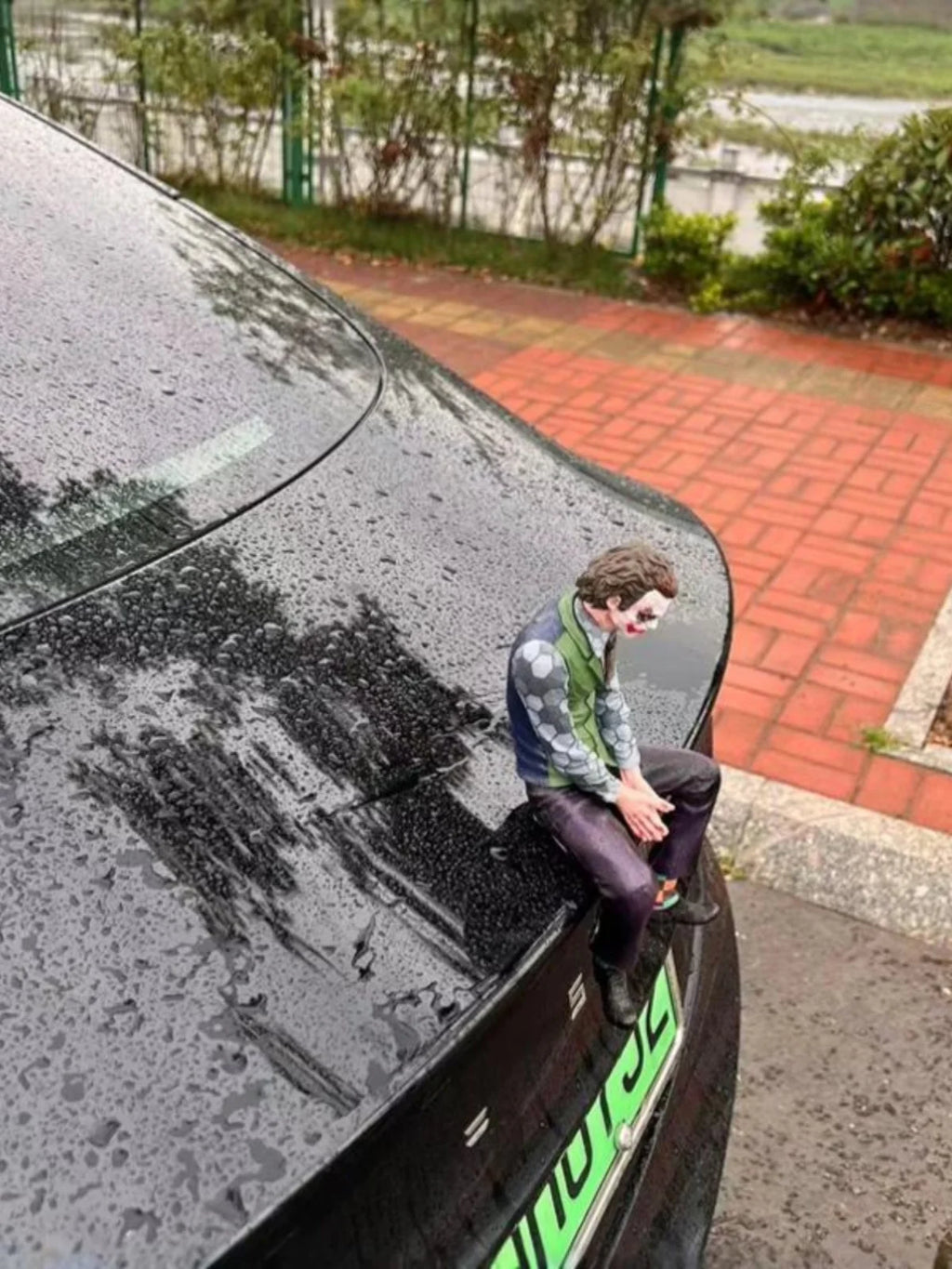 Anime Joker Car Interior Decorate Accessories Rear of Car Ornaments Center Console Accessories Cartoon Movie Gifts Doll Kid Toys