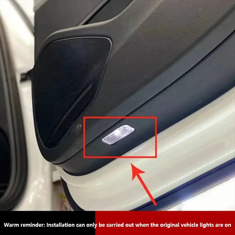 2Pcs Car Led Door Welcome Light Projector Ghost Shadow Lamp For Volvo S90 XC40 XC90 XC60 S60 V90 V60 2025 Polestar Accessories