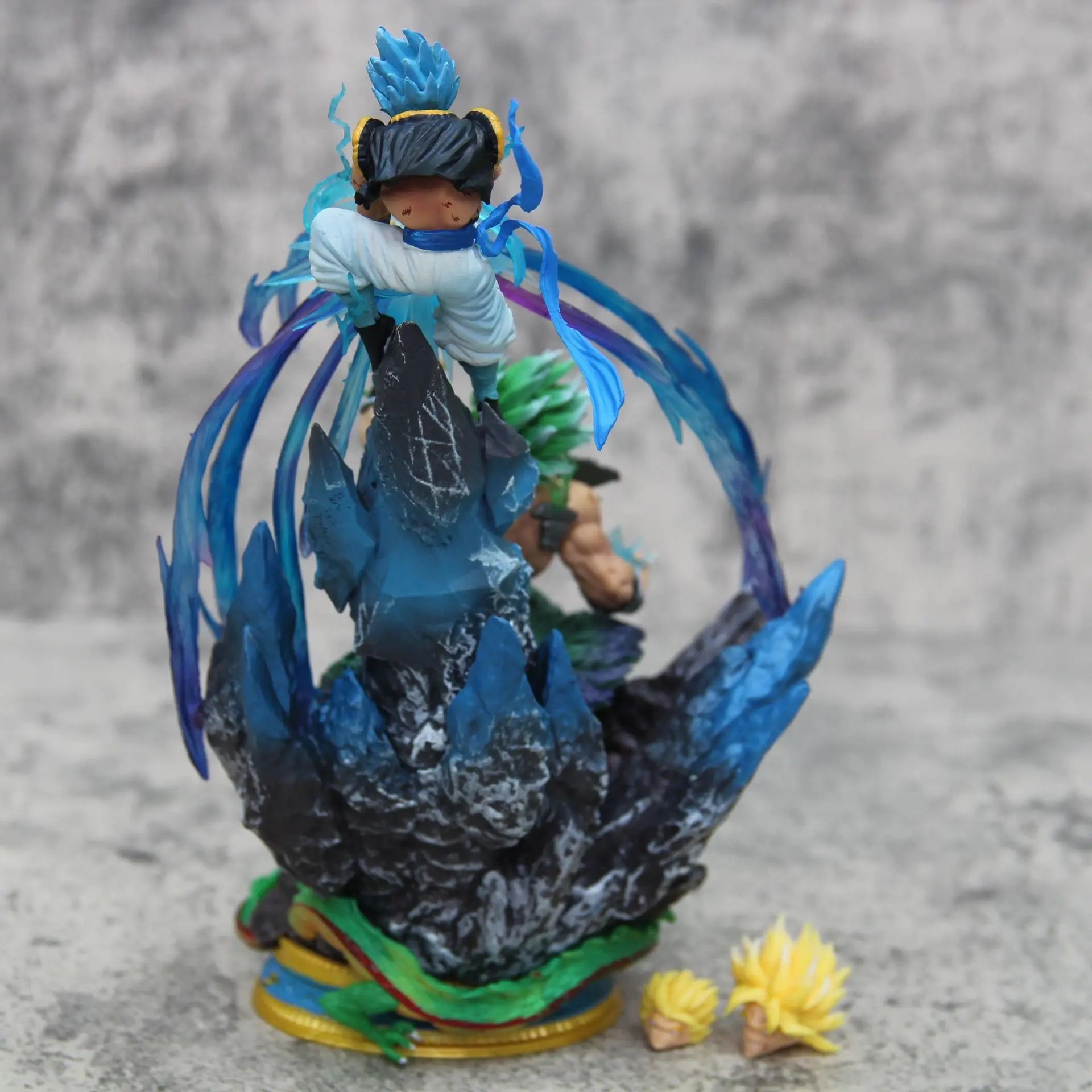 Anime Figure Dragon Ball Broly Vs Gogeta Figure Broly Figure Model Pvc Statue Dolls Collection Toy Decoration Christmas Toy Gift