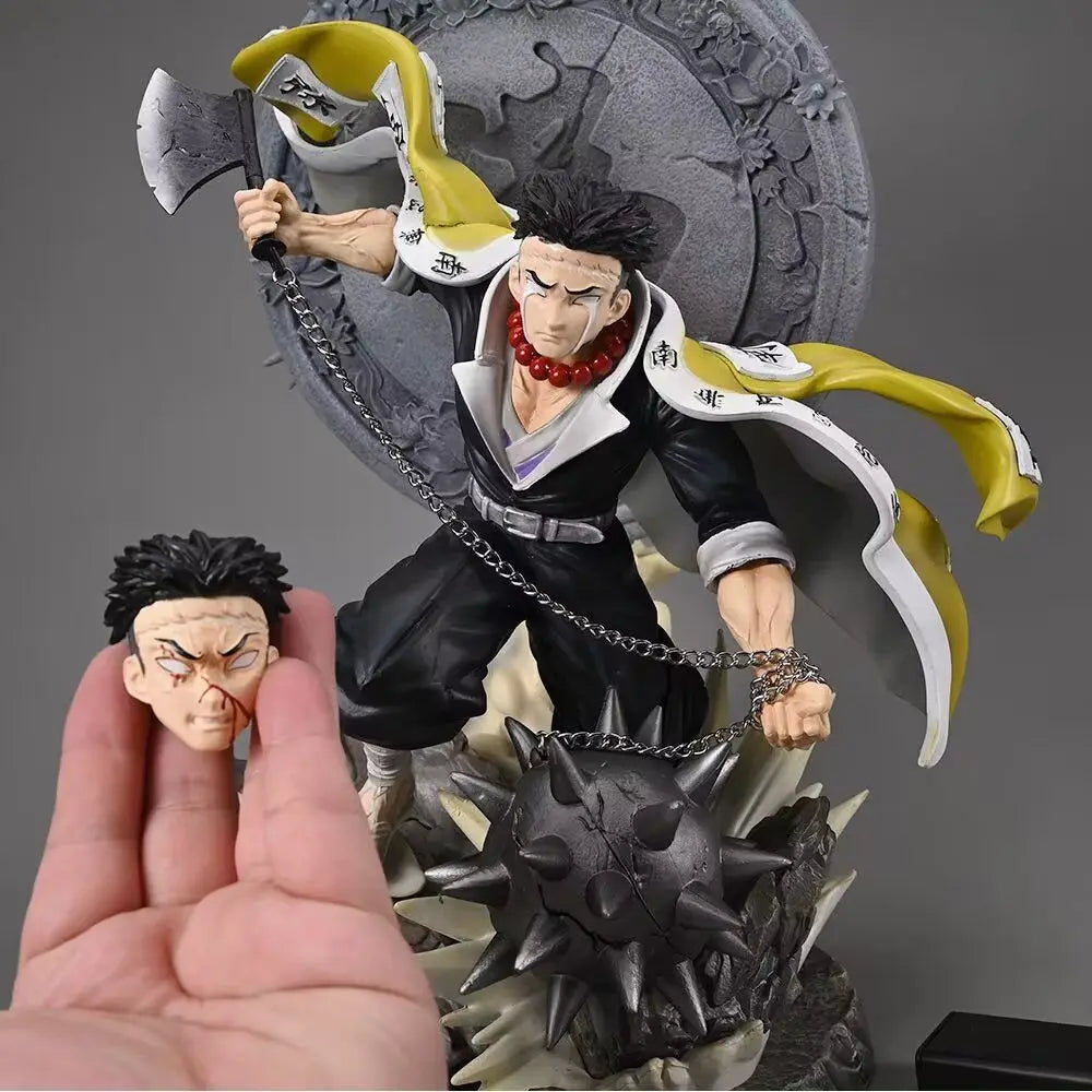 Demon Slayer Himejima Gyomei Anime Figure Pvc Model Gk Large Statue Boys Collection Desktop Decoration Ornament Festival Gift