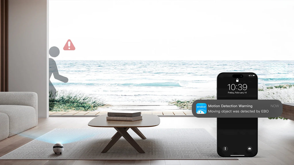 Enabot EBO AIR 2 Companion Robot 2K Home Security Pet Camera Night Vison Wireless APP Remote Control for Dog Cat Baby App Contro