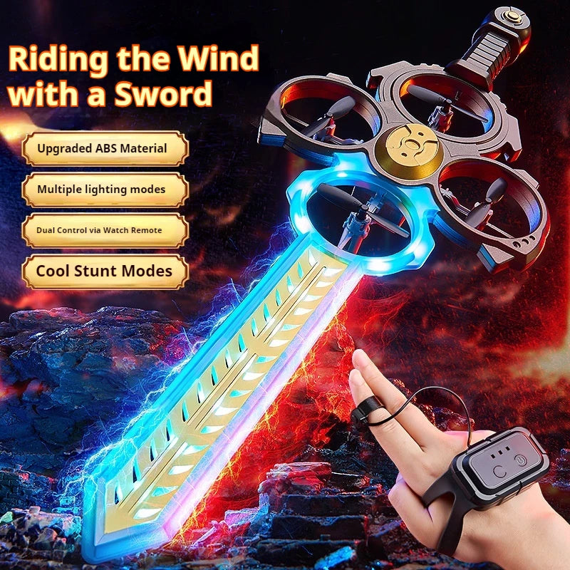 Hot Gesture Remote Control Flying Sword Flying Aircraft Flying Sword Stunt Aircraft Rolling One Key Lift Boy Christmas Toy Gift