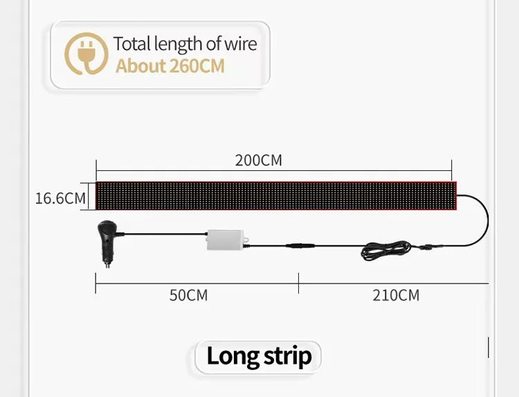 Devil's Eye Truck Windshield Remote Control Flexible Led Eye Animation Display Smart Scrolling Message Eye Soft LED Sign Board