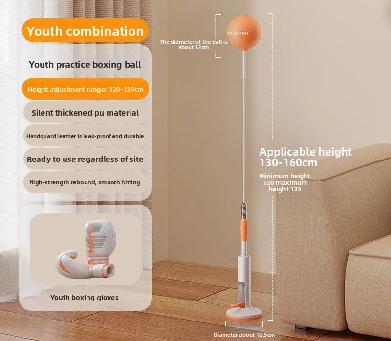 Boxing speed response ball indoor vertical training ball home sandbag practice martial arts boxing target