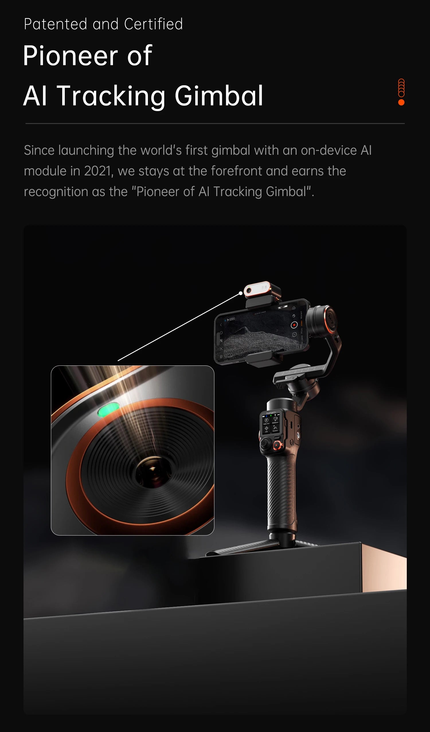 Hohem iSteady  M6 3-Axis Handheld Stabilizer hohem m7 Gimbal for Smartphone w Magnetic Fill Light Face Tracking pk weebill m7