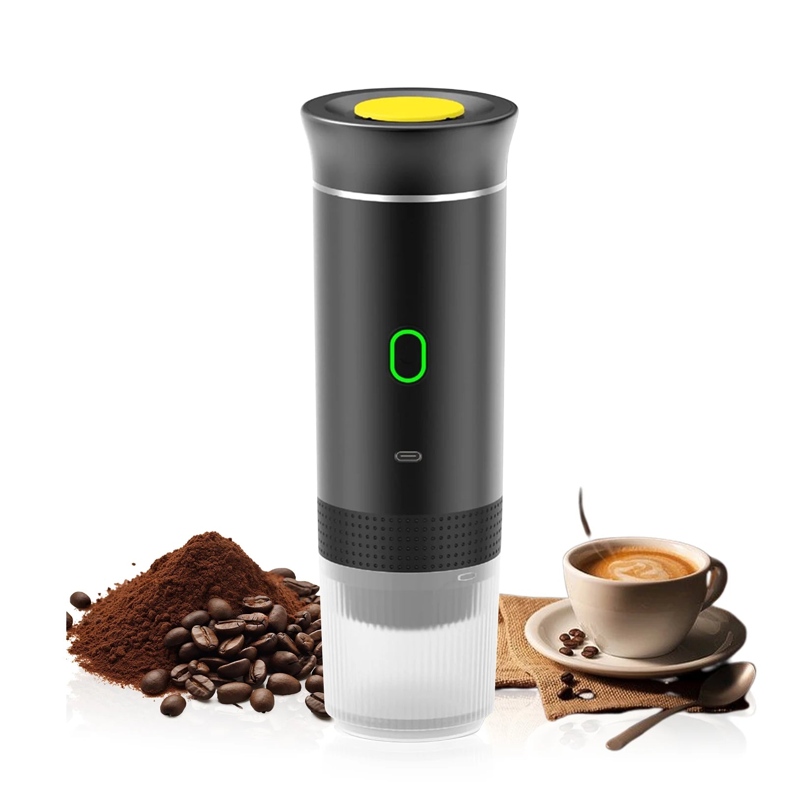 Portable 3-in-1 Coffee Maker, 20Bar USB Espresso Machine for Travel Car Home, Fast Heating Compact Design