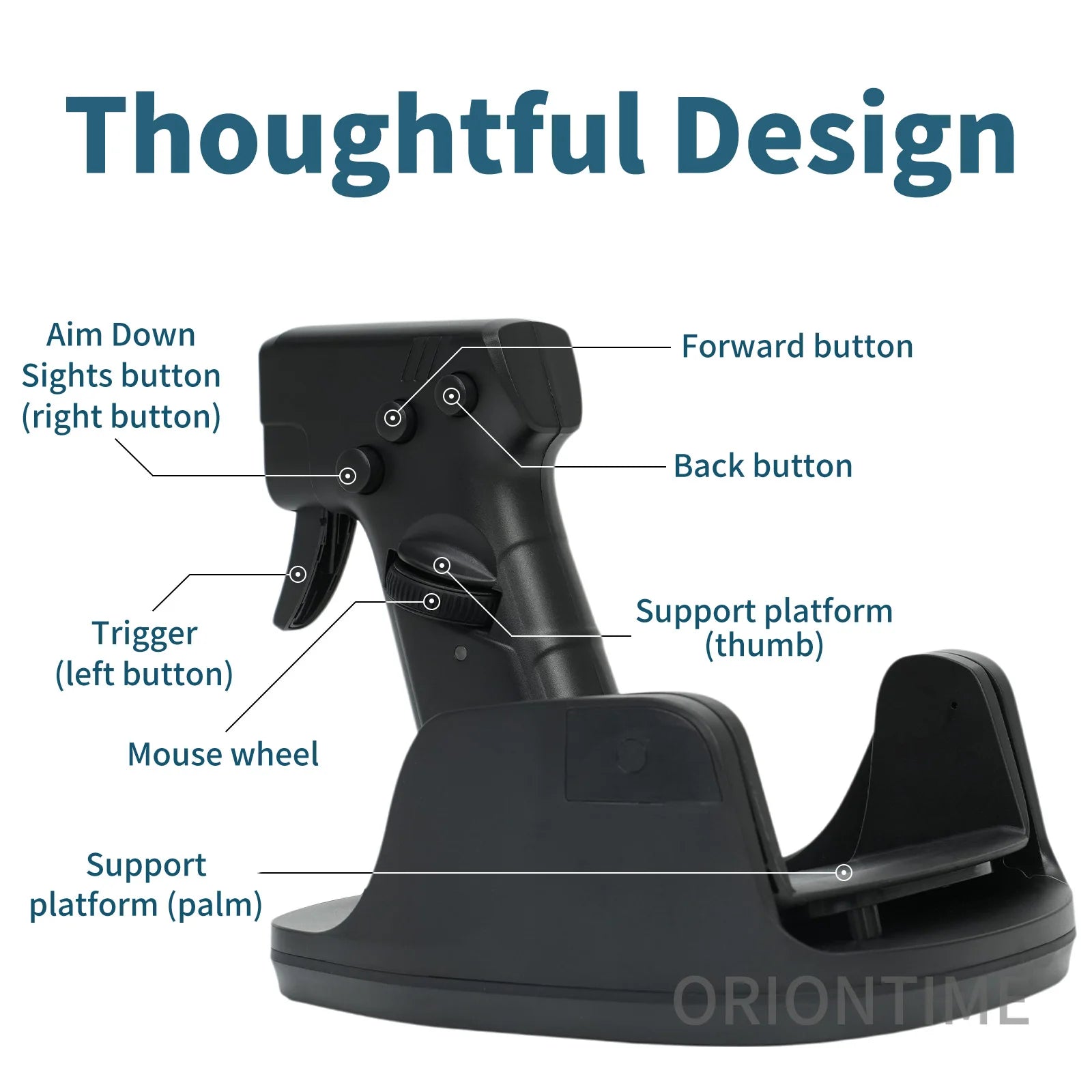 Game Mouse L24 L25A Gun Mouse OrionTime FPS Game Pistol Handle Grip Wired Peripherals Pc Custom Gamer Accessories Gaming Mice