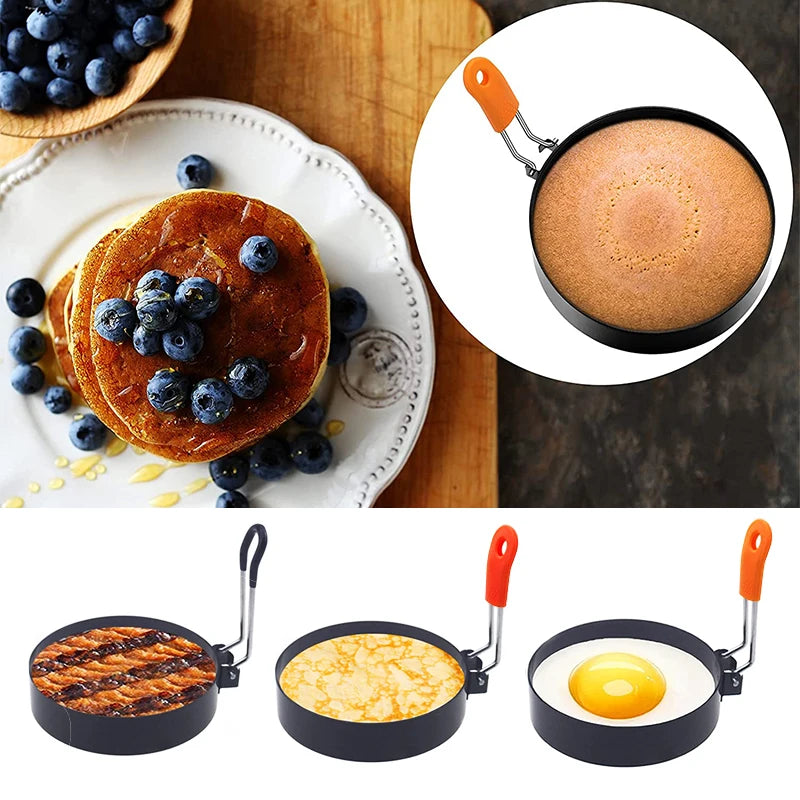 Professional Stainless Steel Egg Fried Ring Nonstick Round Pancake Mold