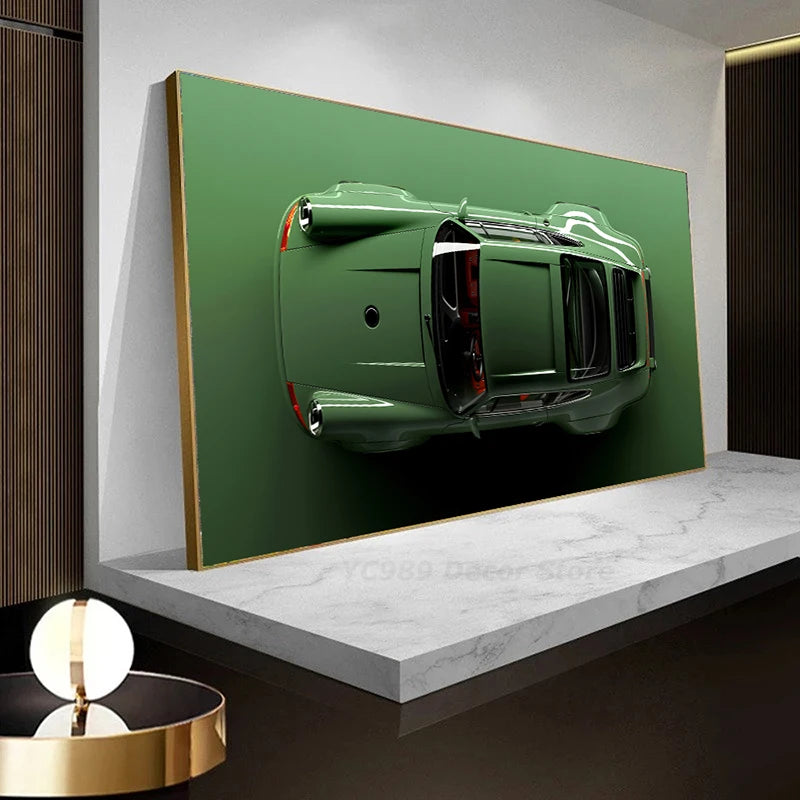 Modern Luxury Sports Car Posters And Prints, Large Size Racing Canvas Painting, Supercar Wall Art For Office Room, Home Decor