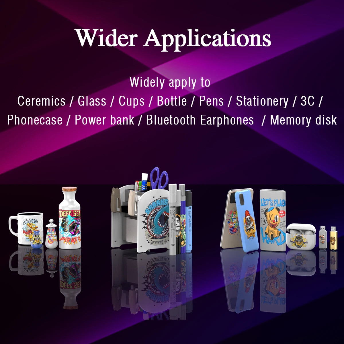 A3 UV Printer L805 UV Flatbed Printing Machine A3 UV DTF Sticker Printer For Bottle Wood Pen Metal A4 UV Sticker Printer