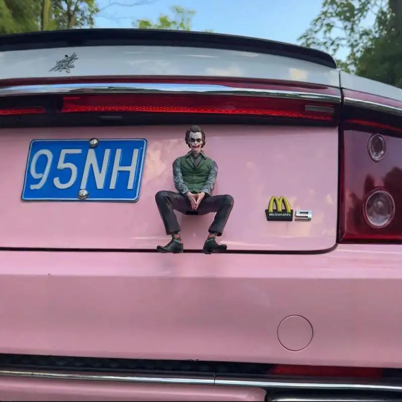 Anime Joker Car Interior Decorate Accessories Rear of Car Ornaments Center Console Accessories Cartoon Movie Gifts Doll Kid Toys