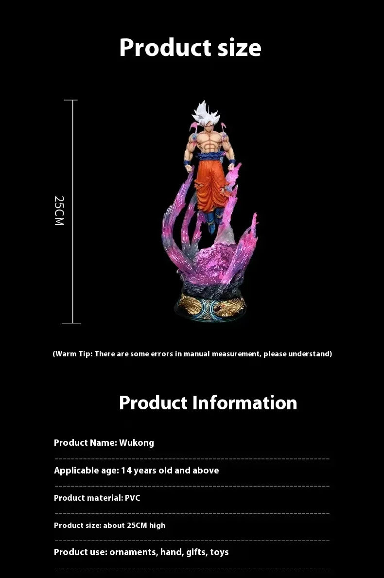 25cm dragon ball Figure Son Goku Figure Super Saiyan Figures Pvc Model Statue Doll Room Decor Collection Ornament Toys Gifts