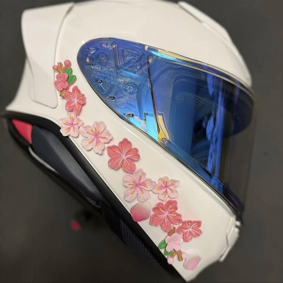 3D Flower Car Sticker Decorative Resin Emblem for Vehicle Body Trunk Trim Accessories