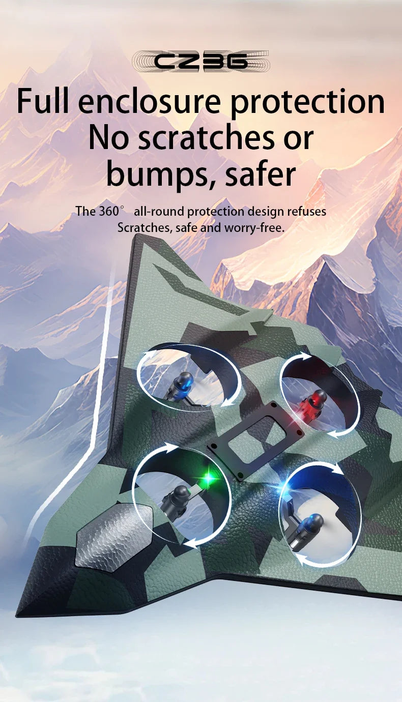 RC Aircraft EPP Foam Stunt Glider Electric Fighter Remote Control Airplane Fall Resistant Plane Toys for Boys Kids CZ01 CZ63