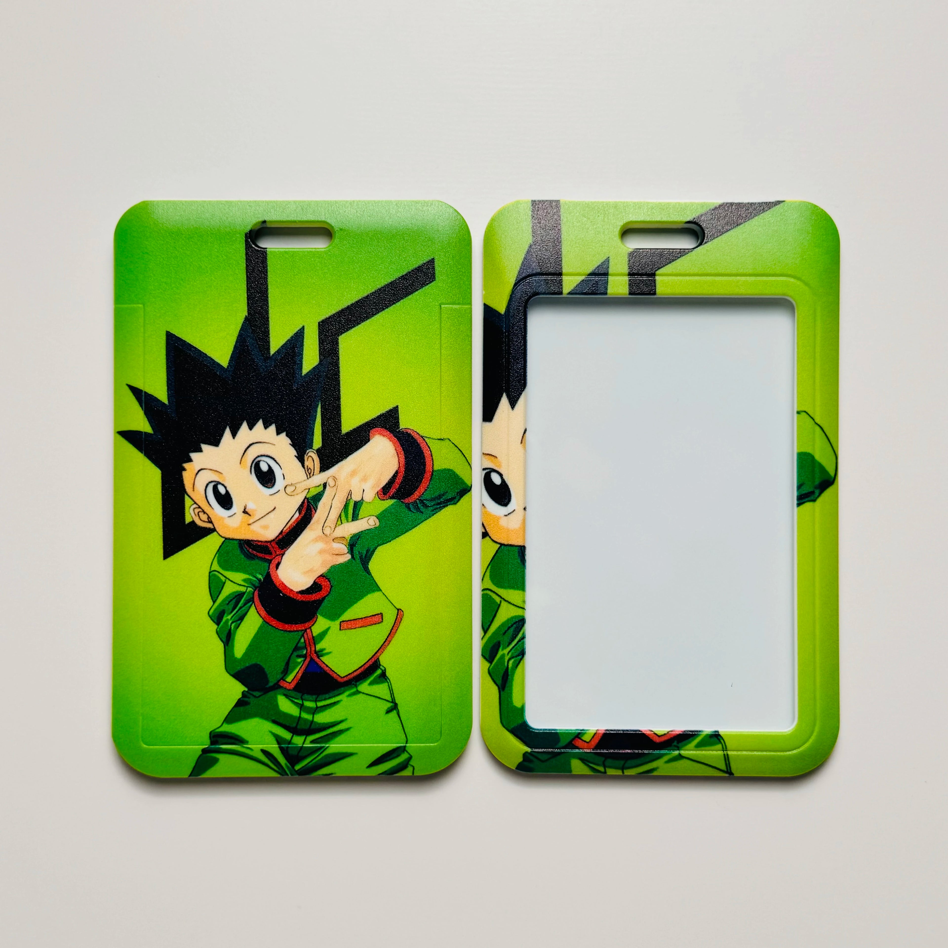 Anime Characters Card Holder Lanyards Keys Neck Strap Card Badge Keychain ID Credit Bus Card Cover Hang Rope Lariat Lanyard