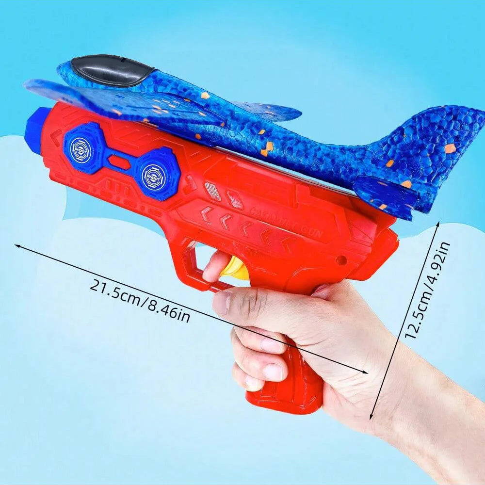 Kids' Catapult Planes, Foam Planes, Gliders, Parent-Child Outdoor Shooting Flying Toys (Separate Accessory Packs for Purchase)