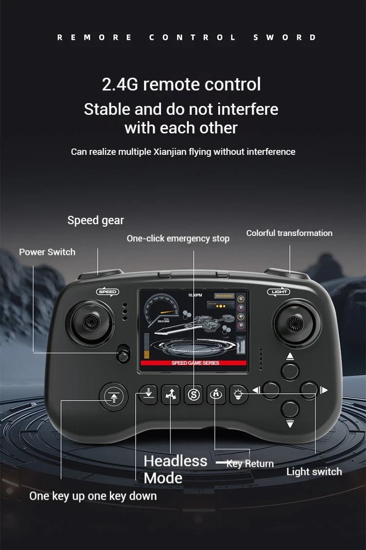 73cm RC Sword Toy with Gesture Sensing Remote Control Foam Flying Vehicle Cool Children's Play Tool Remote Control Flying Sword