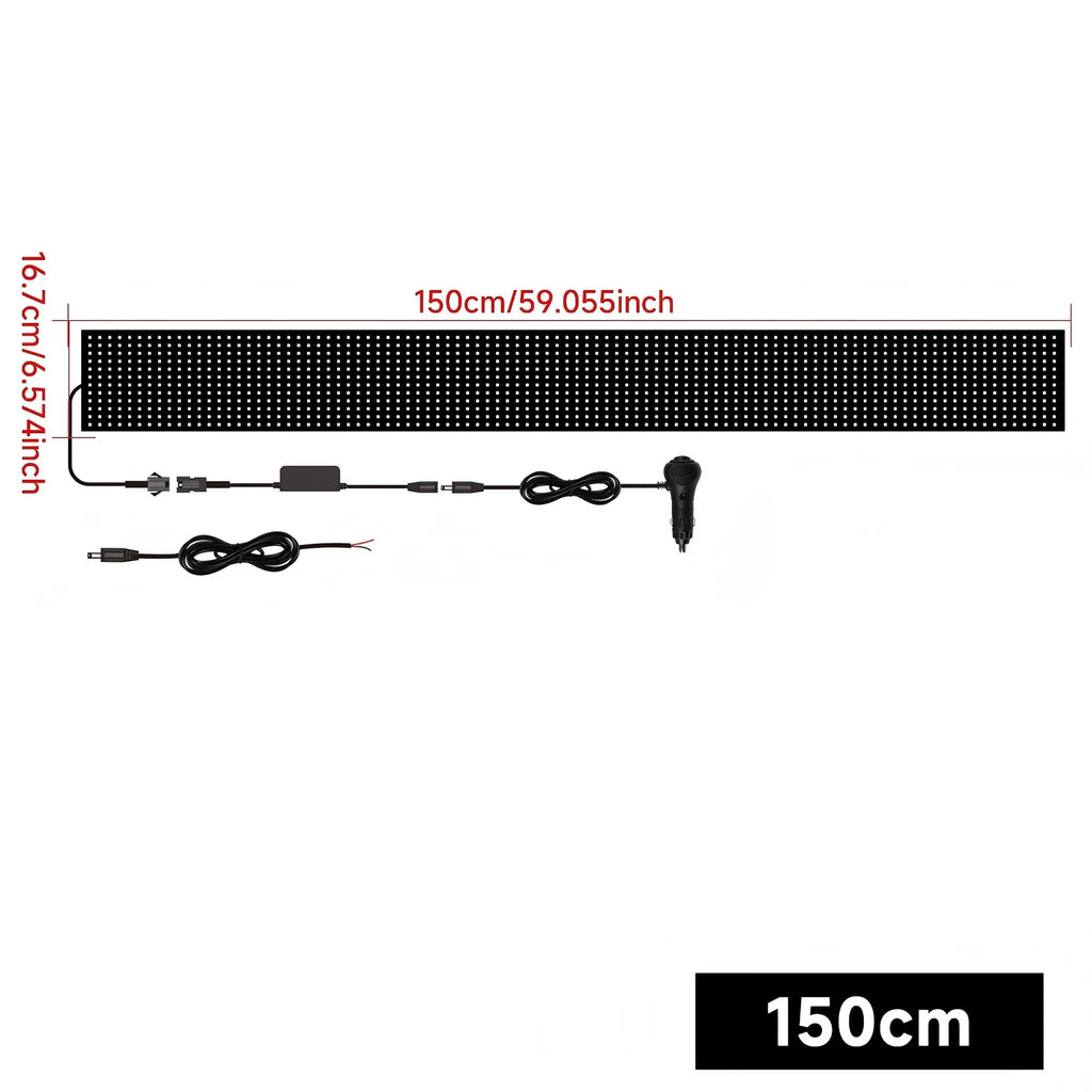 Truck Car Devil Eye LED Matrix Pixel Panel Light APP Remote Control Soft Foldable Lighting Scrolling For Board Windshield 12/24V