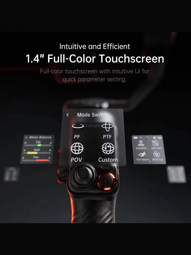 Hohem iSteady  M6 3-Axis Handheld Stabilizer hohem m7 Gimbal for Smartphone w Magnetic Fill Light Face Tracking pk weebill m7