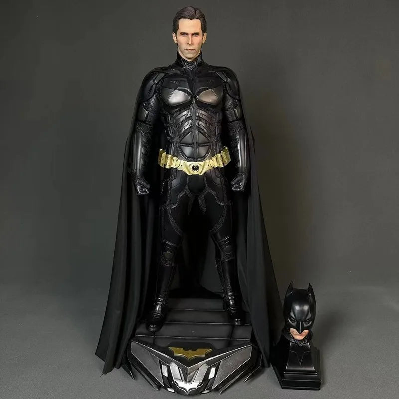 68cm Oversized Dark Knight Batman 1/3 Bell Edition Batman Statue Model Handmade Collection Gift Living Room High-Grade Ornaments