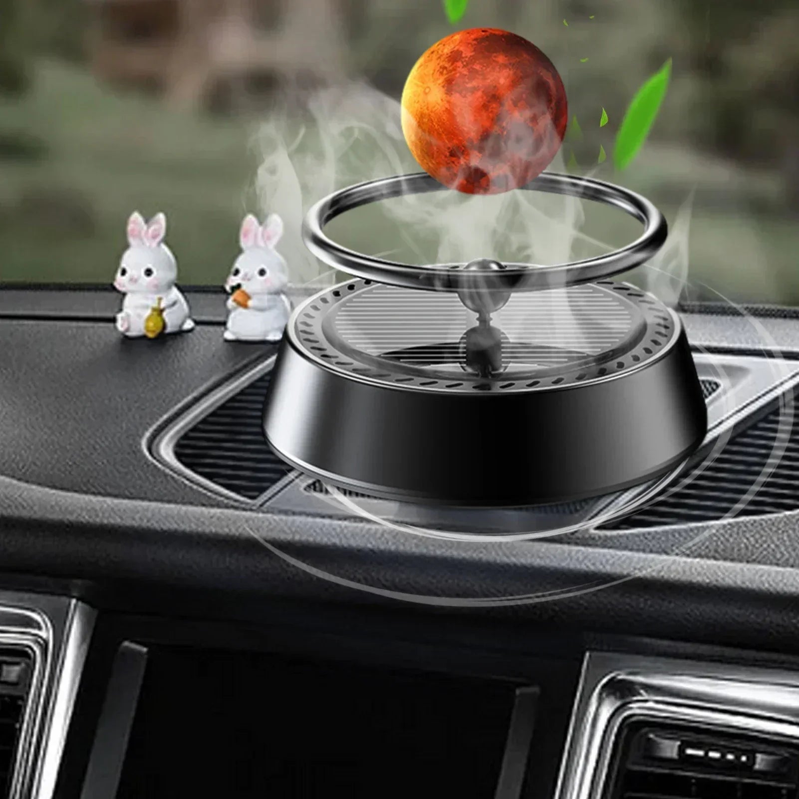 Car Air Freshener Jupiter Eearth Planet Auto Dashboard Aromatherapy Car Vehicle Interior Rotating Perfume Air Diffuser Decor