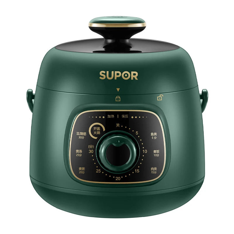 SUPOR Electric Pressure Cooker 1.8L Rice Cooker 70KPA Multifunctional 220V Household Kitchen Appliance For Dormitory Office