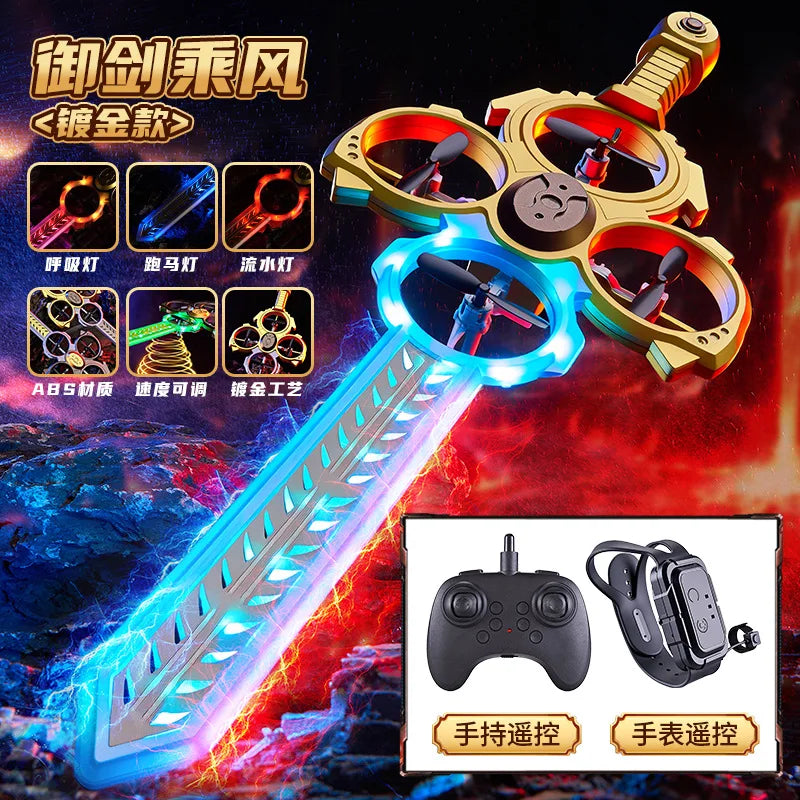 Hot Gesture Remote Control Flying Sword Flying Aircraft Flying Sword Stunt Aircraft Rolling One Key Lift Boy Christmas Toy Gift