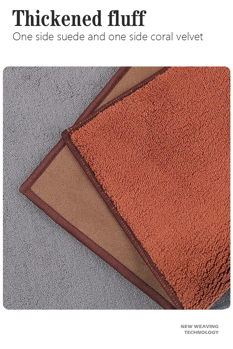 Microfiber Towel Car Cleaning Care Accessories For Audi Sline A1 A3 A4 A5 A6 A7 A8 B8 B9 B6 C6 Q2 Q3 Q5 Q7 Q8 TT S3 S4 S7 S8 RS5