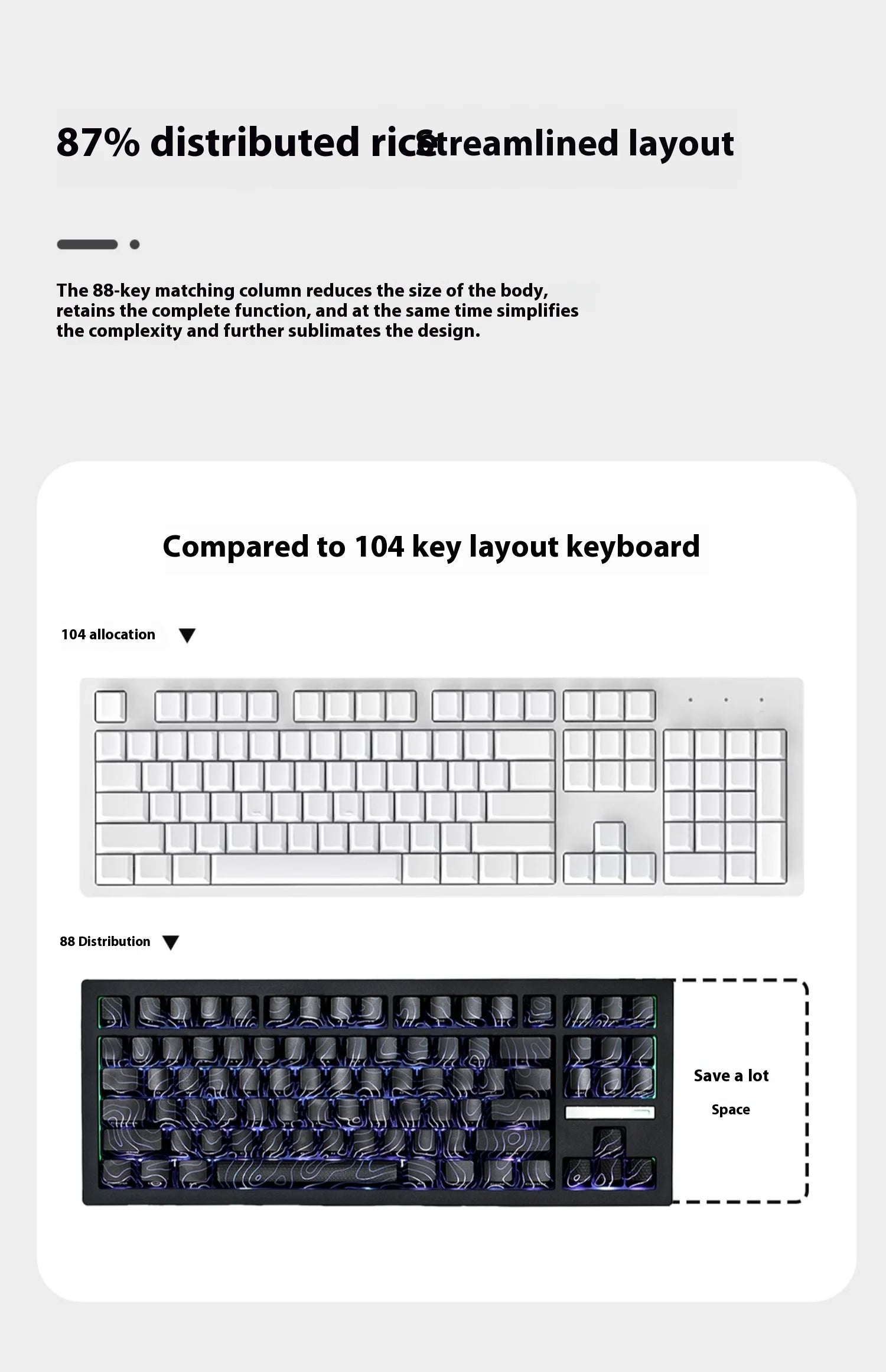 Zorher ZH870 Wireless Mechanical Keyboard Bluetooth Tri Mode RGB Hot Swap Gaming Keyboards Customized PBT Keycap PC Accessory