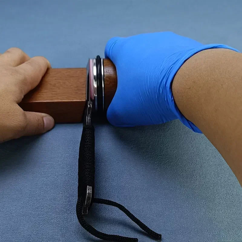 Diamond Sharpening StoneMagnetic Rolling Knife Sharpener  Wood Kitchen Grinding System 15 20 Degrees Angle Roller Accessory