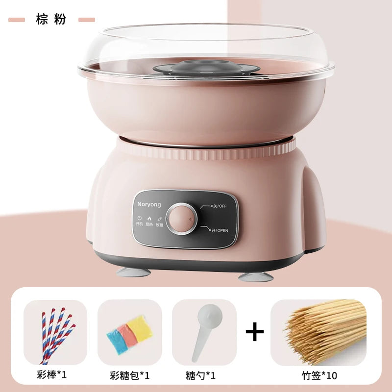 Cotton candy machine children's fully automatic cotton candy making machine handmade mini fancy colored sugar Christmas gift