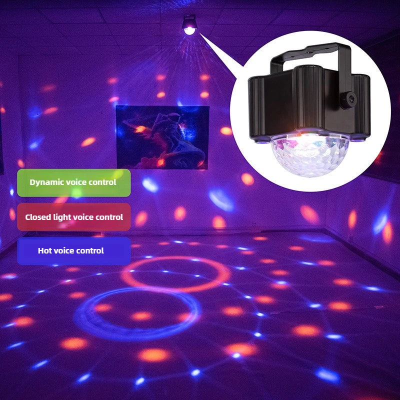Dj Disco Ball Lights Party Lights Voice Controlled Strobe Stage Colorful Lights Birthday Christmas Performance Party Decoration